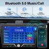 Multifunctional Car Radio 7 Inch IPS Touch Screen 1 Din Wireless Android Auto Carplay 7 Color Bluetooth Type-C Charging Mirror Link Stereo Playback