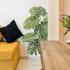 Tortoise Shell Bamboo Sticker - Green Leaves - Home Decor for Living Room - Wall Decorative Paper