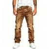 Men's Casual Distressed Straight Leg Jeans Hip Hop Denim Pants for Spring and Fall