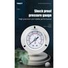 MAIRUIKESI Dry Pressure Gauge 50mm -1-0-600bar Back Connection With Flange 304 Stainless Steel Case for Water Gas Air Manometer
