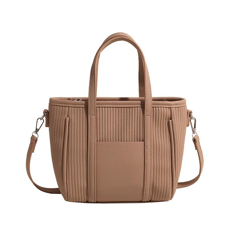 

Сумка большой вместимости Женская новая модная сумка-тоут через плечо хаки