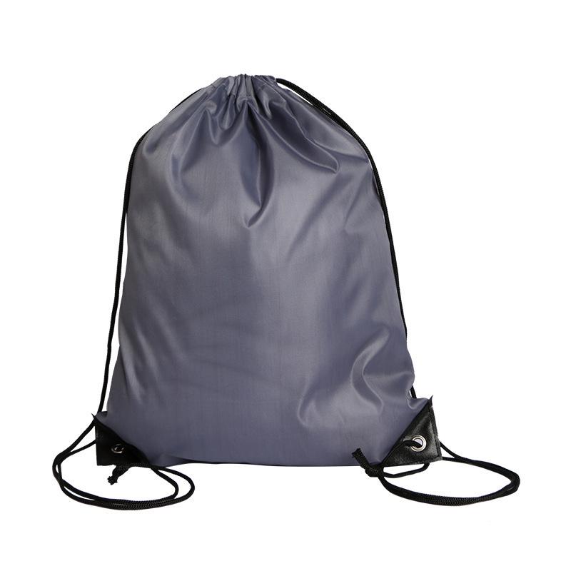 Custom Logo Colorful Polyester Drawstring Backpack for Sports & Marathons