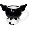 Sanrio Kuromi Mug, approx. 200ml, Die-Cut, Sanrio Merchandise, Tableware, SAN4359-4