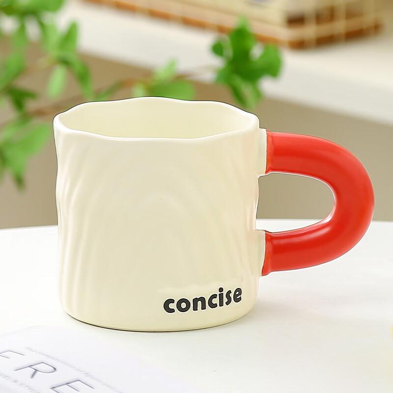 

OLOEY Stone & Wood Grain Bone China Mug