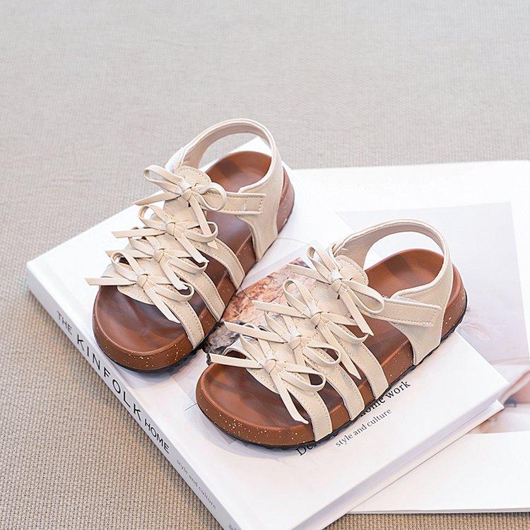 Girls sandals 2025 summer new open-toed princess shoes children's fashion Roman shoes girls casual shoes
