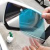 1Pair Car Anti Water Mist Film Anti Fog Coating Rainproof Hydrophobic Rearview Mirror Protective Film