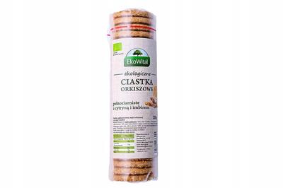 EkoWital WHOLEGRAIN SPELT BISCUITS GINGER AND LEMON ORGANIC 250g