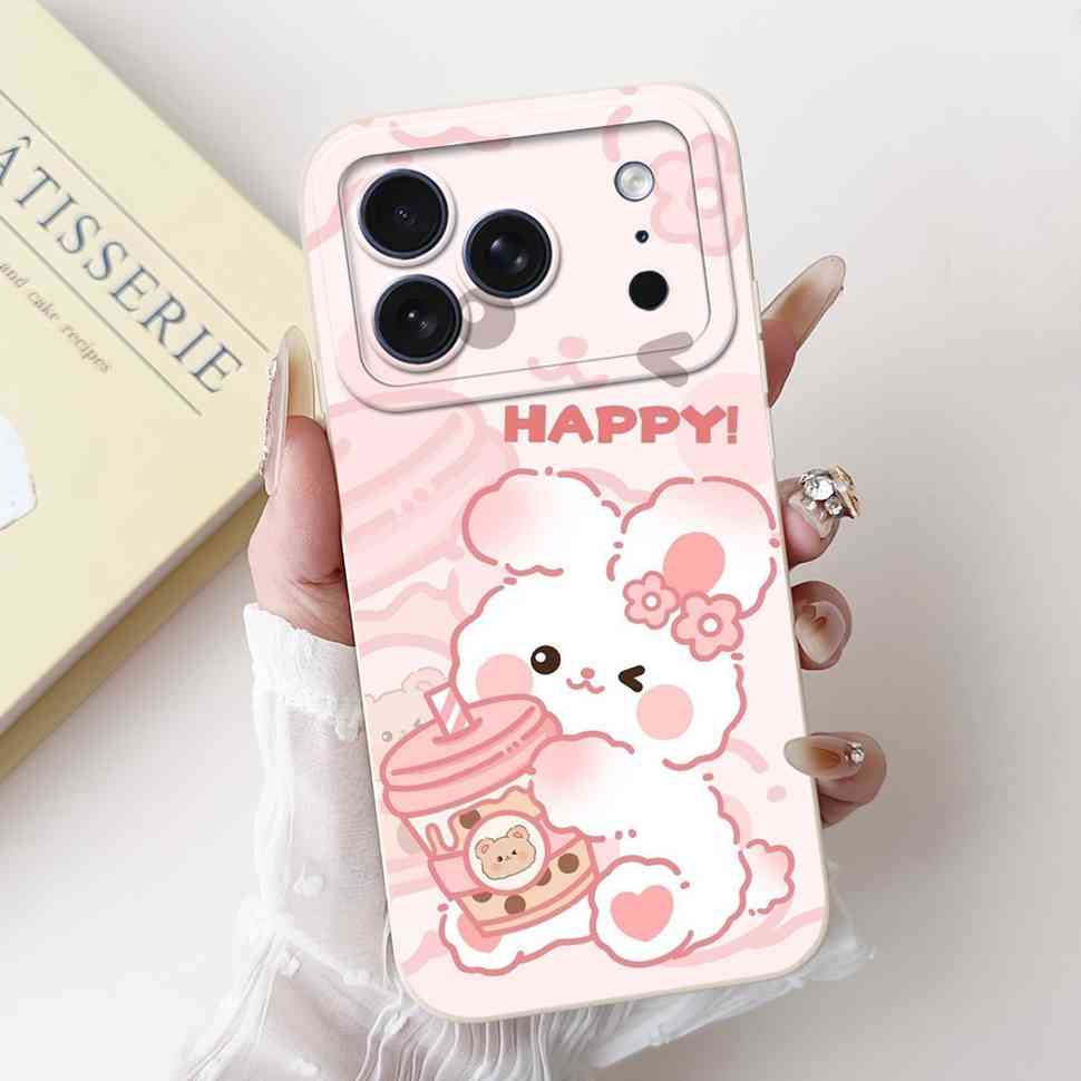 For Apple iPhone 17 Pro Max Case Luxury Painted Back Cover 6.56'' Silicone Soft Phone Case For iPhone17 iPhone 17 Pro Max Bumper