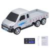 Mini Remote Control Truck, 2.4Ghz Alloy Electric Vehicle with Lights, App Controlled Toy for Boys Ki