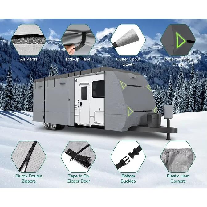 Auto Parts Car and Accessories caravan Cover Water Pressure 1500-2000mm Rv Cover with Roof