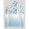 Women's Cheongsam Collar Long-sleeved T-shirt, Suitable for Women, Regular Version, Suitable for All Seasons