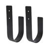 2PCS Curtain Holdbacks Tie Backs Iron Modern U Shaped Curtain Wall Hooks Holders for Drapes Bedroom