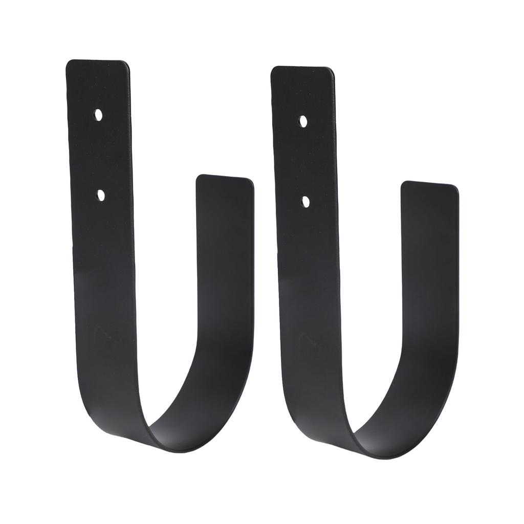 2PCS Curtain Holdbacks Tie Backs Iron Modern U Shaped Curtain Wall Hooks Holders for Drapes Bedroom