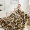 Flannel Blanket Animal Stripe Pattern Personalized Blanket Digital Printing Blanket Source Manufacturer Wholesale