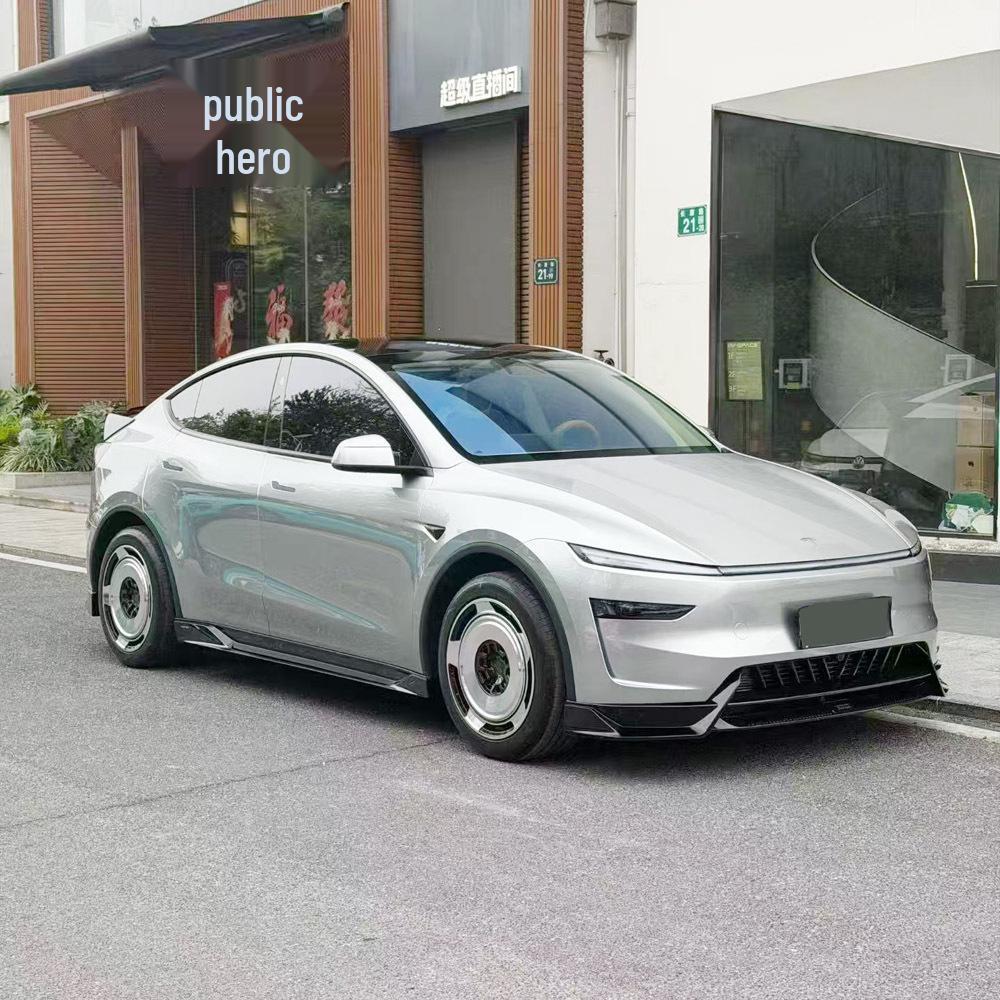Tesla Model Y 2024+ Facelift Front Lip Splitter Spoiler by YOFER