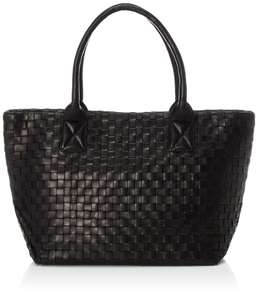 Bianco Pony Mesh Tote Horsehide Made in Japan by Skilled Black Bag, Leather, Lightweight, Craftsmen,