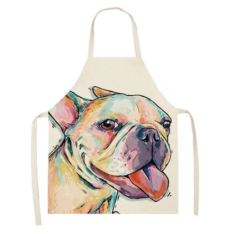 Household Kitchen Apron Nordic Polyester Animal Series Apron Polyester Overalls Adult Apron Polyester Material Apron