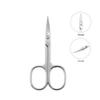Professional Manicure Scissors Stainless Steel Cuticle Precision Beauty Grooming for Nail Facial Hair Eyebrow Eyelash Nose Hair