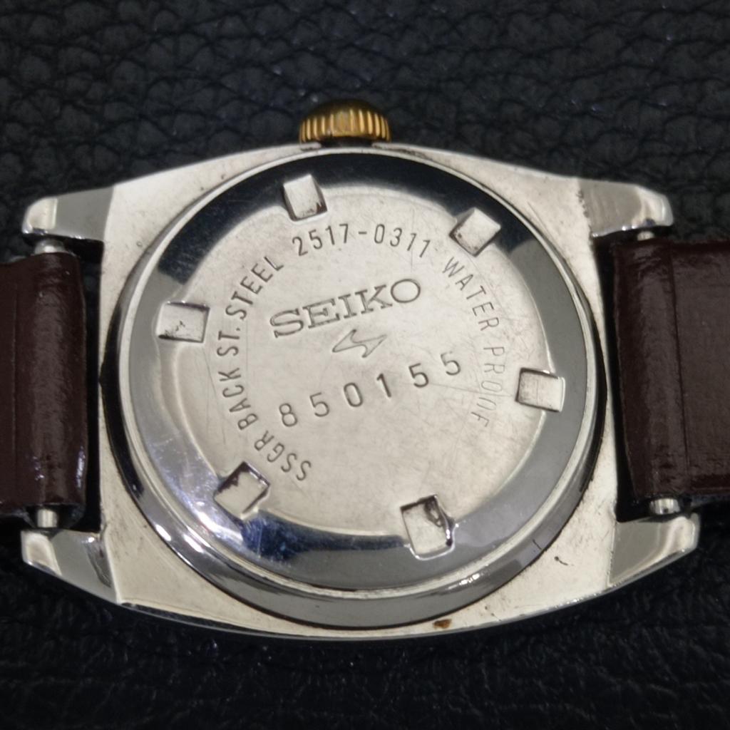 VINTAGE SEIKO 5 AUTOMATIC 2517B JAPAN WOMENS ORIGINAL DIAL WATCH a704239-1
