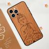 Buddha Jesus Guadalupe Wood Phone Case For iPhone 17 Pro Max 14 11 15 16 Pro Max 12 13 Mini 16 Plus 16e 17 Air Funda