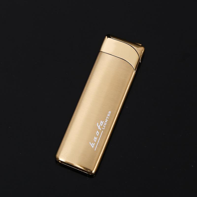 Sipike Ultra-Thin Windproof Metal Lighter with Customizable Print - Creative Gift for Smokers