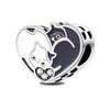 925 Sterling copper Cat and Dog Series Best Friend Pendant Fit 4MM hole diamete Bracelet Charms Bead Necklace DIY Female Zircon