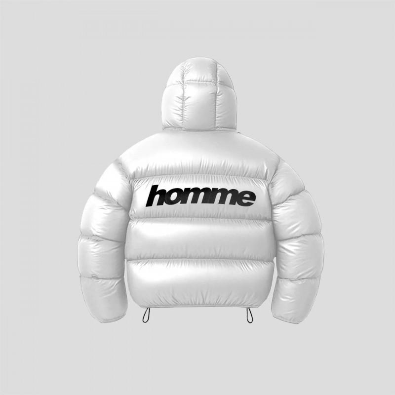 Winter Couple Streetwear Hooded Reversible Print Jacket Loose Fit Teens
