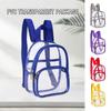 Fashion PVC Transparent Backpack Clear Backpack Waterproof Beach Phone Bag Shoulder Bag Strap for Travel School Storage Backbag