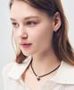 Dana Burton Black Heart Glass Necklace