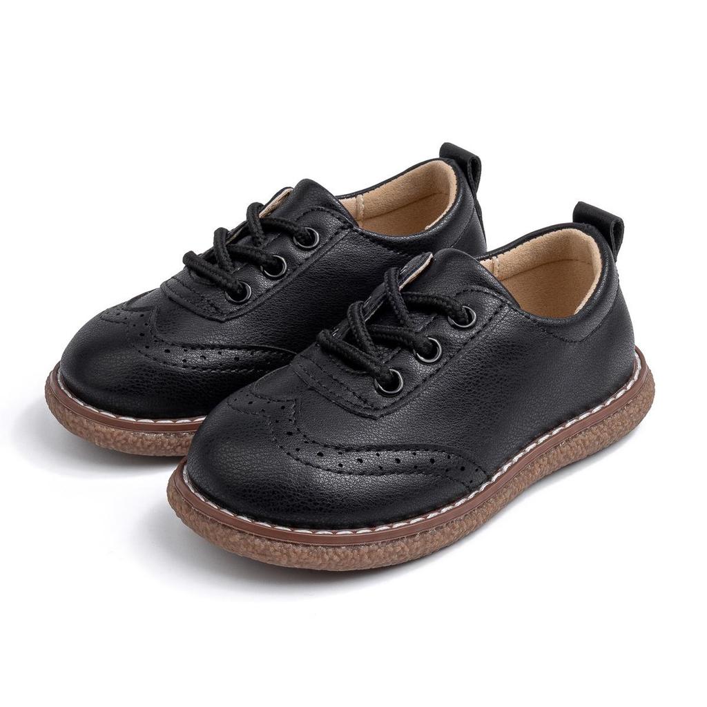 25. Jubiläum Rutschfeste Schnürschuhe mit weicher Sohle aus Leder für Jungen & Mädchen
