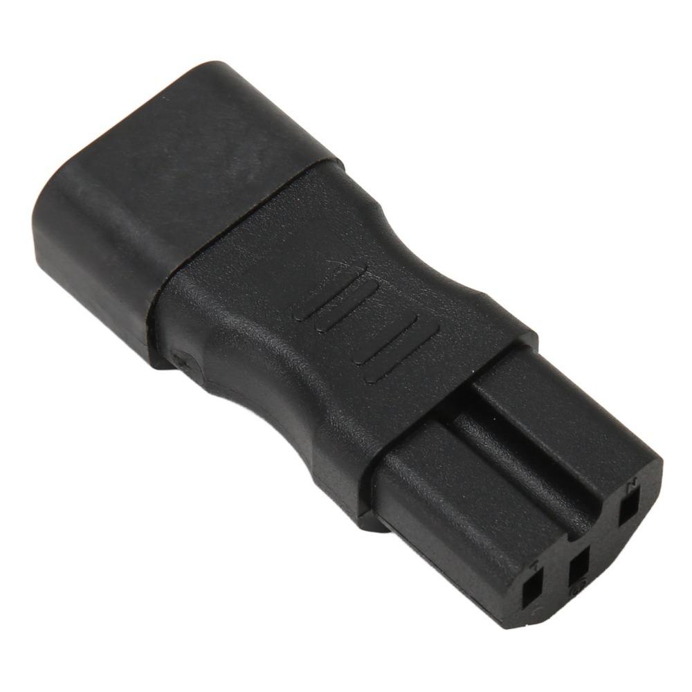 

Universal Male To Female IEC320 C14 To C15 Adapter 3Pole Design Plug and Play Power Converters Power Adapter PDU Applications