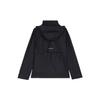 Nike Solid Color Stand Collar Zip Jacket Women Jackets Black FB7452-010