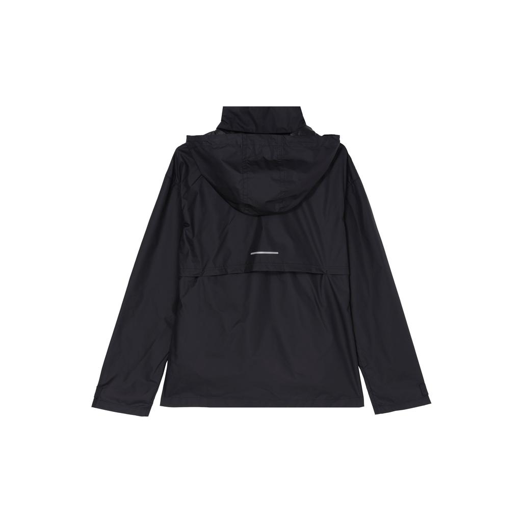 Nike Solid Color Stand Collar Zip Jacket Women Jackets Black FB7452-010