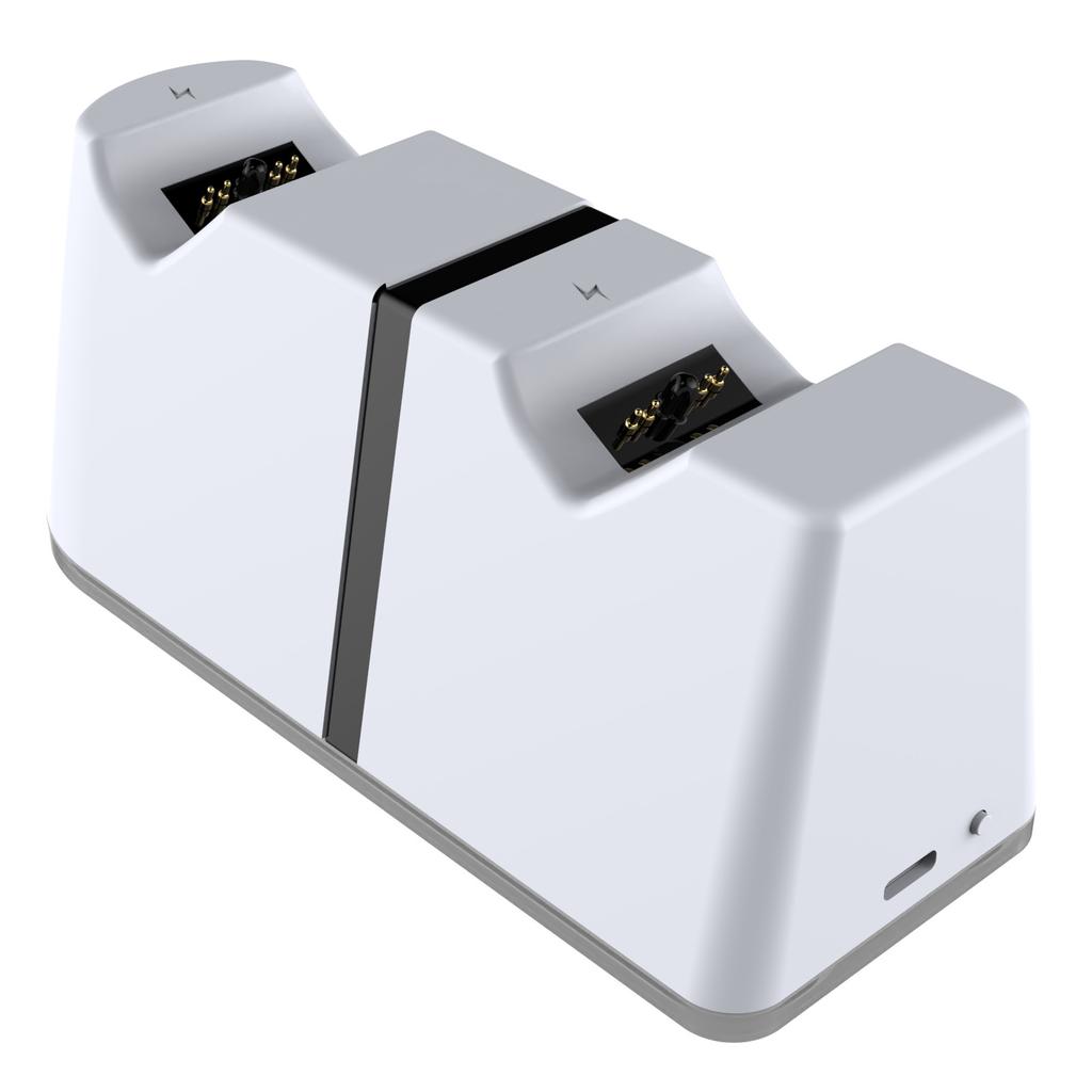 PS5 Controller Charger Dual Dock 3A Fast Charging RGB Light Effect Japan Version Custom Charging Station for PRO