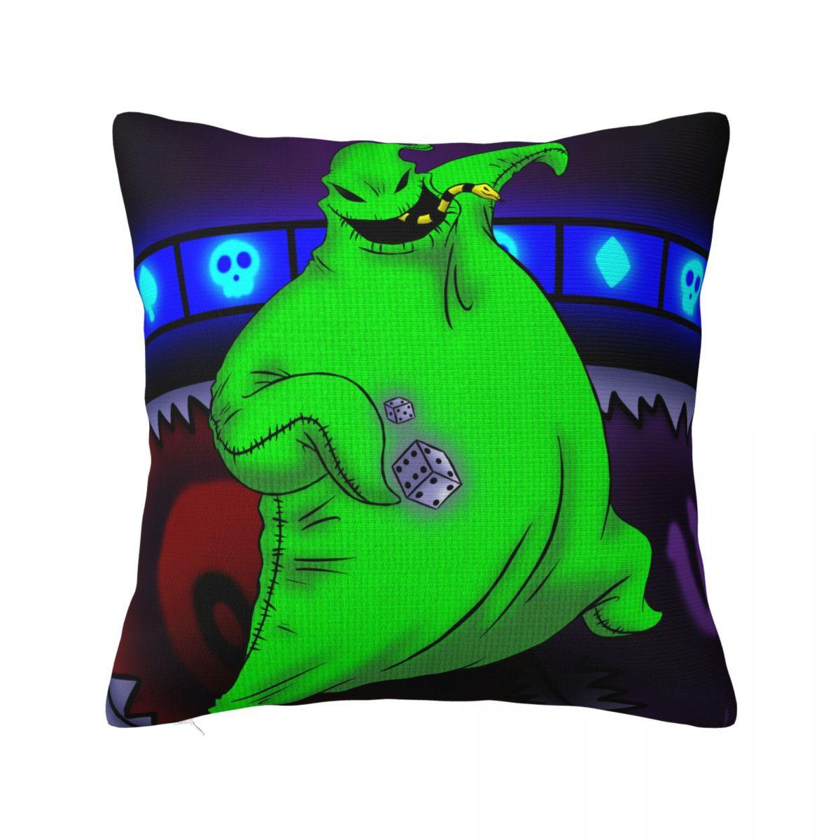 Oogie Boogie Square Pillowcase Cushion Cover Pillow Case Throw Pillow Cover for Home Sofa Living Room 12x12Inch