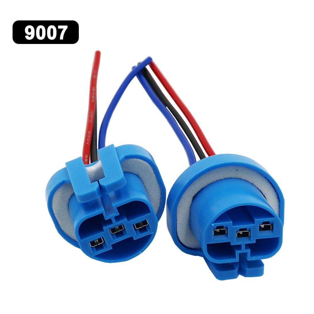 1Pcs H4 H7 H11 H13 H16 5202 Female Adapter Sockets pigtail Wiring Harness Connector Holder Plug For Headlight Fog Light Retrofit