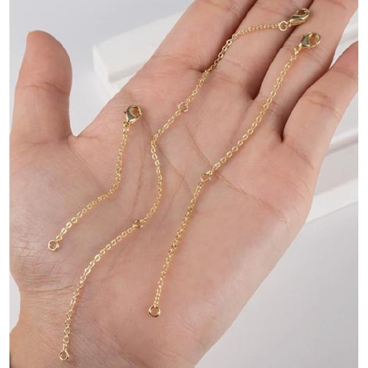 4 Piece Multi Functional Chain Extension Tail Extender for DIY Jewelry Making