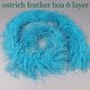 Fluffy Feather Trim For Clothes, Ostrich Feathers, Fluffy Boa, Shawl, Wedding Dress Decor, 2M Thick, 6 Layers