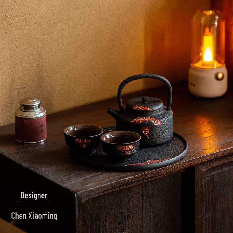 Su-Style Classical Ceramic Kung Fu Tea Set
