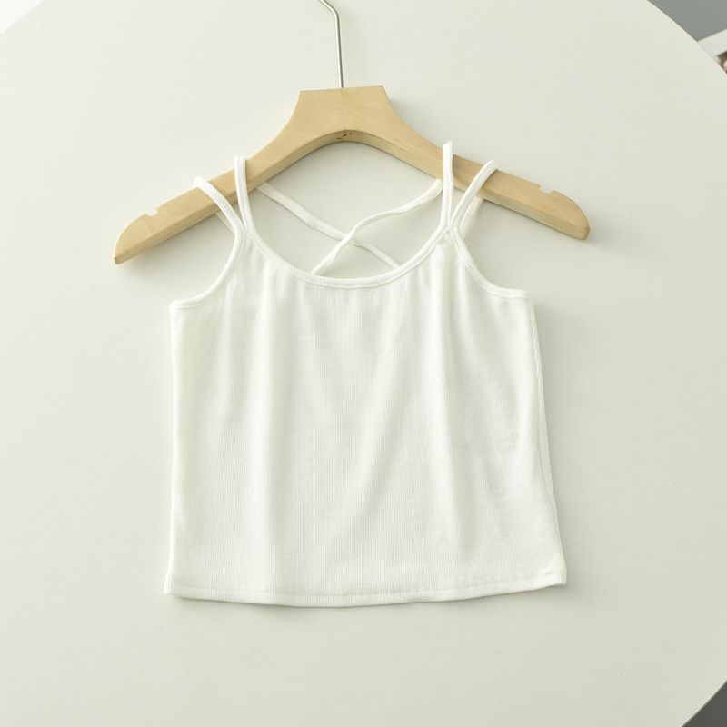 

Beauty Back Rb990 Stripes Summer New Sleeveless Sling White M