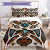 Tattoo Style Bedding Set Breathable Duvet Cover with Pillowcases Decorative Bed Linen for Bedroom Home Decoration Birthday Gift