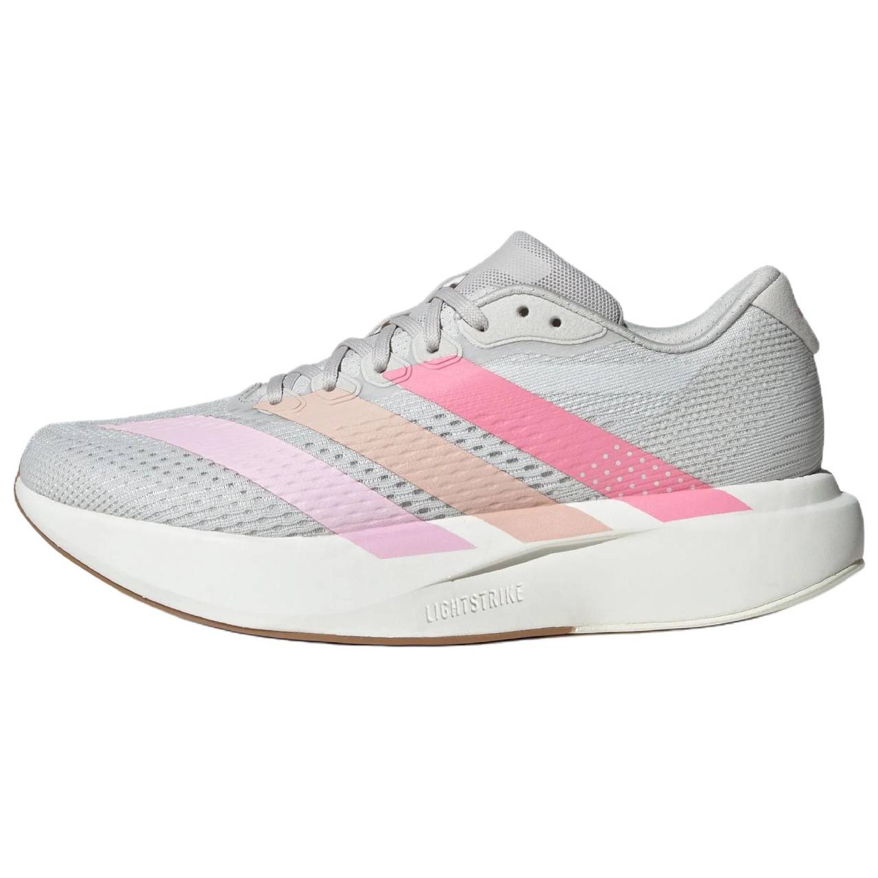 Adidas Adizero Pacer Running Shoes Women s Light Gray Pink White 37