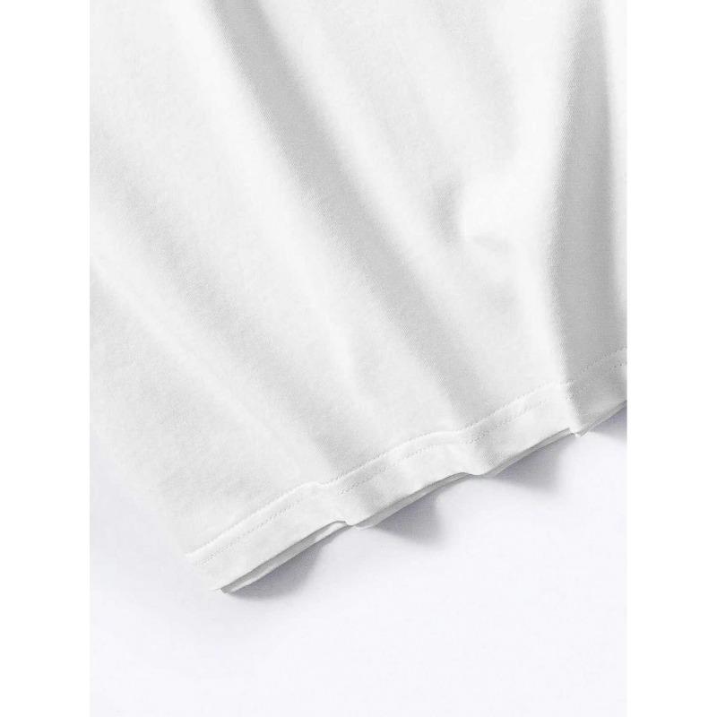 European sizes Fishing DNA Print Men'S Round Neck T-Shirt, Lightweight Breathable Outdoor Top, Suitable for Daily Life And Athletic Activities