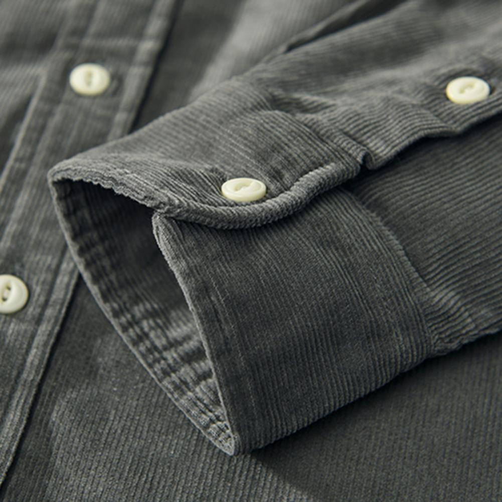 Shirt Men's Cargo Jacket Casual Spring Autumn Loose Coat Spring Cardigan Turn Down Collar Spring Shirt Solid Color