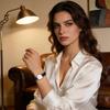 Women's Watch Leather Strap Simple Antique Square Analog Waterproof Leather Belt Casual Business Fashion Watch Women's Accessories - Birthday