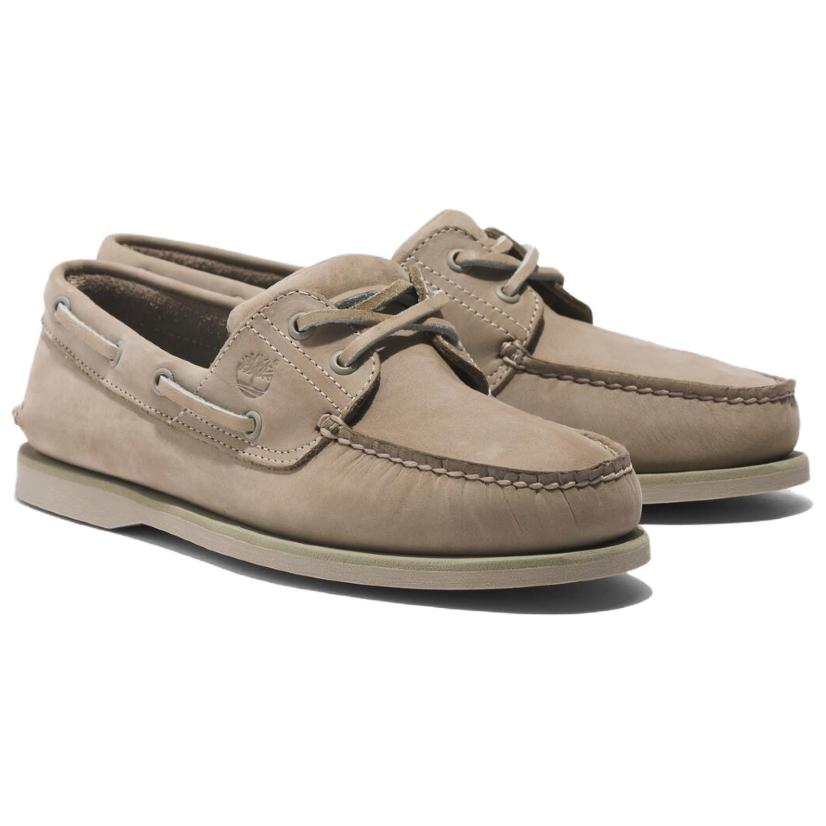 Timberland Men's Classic Boat Shoe Light Taupe Nubuck A2PYKEO2