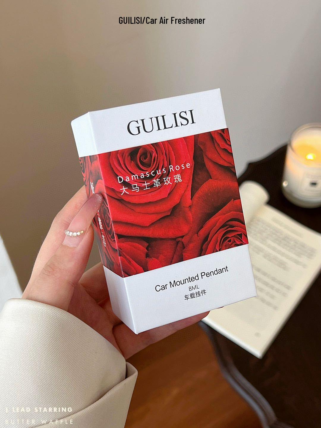 

Guilisi Car Pendant Diffuser with Fresh Gardenia Fragrance, 8ml Long-lasting Scent 8ml