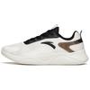Comfortable Cushioning Slip Resistant Abrasion Resistant Breathable Low Top Running Shoes Men's White Black 112215571-5