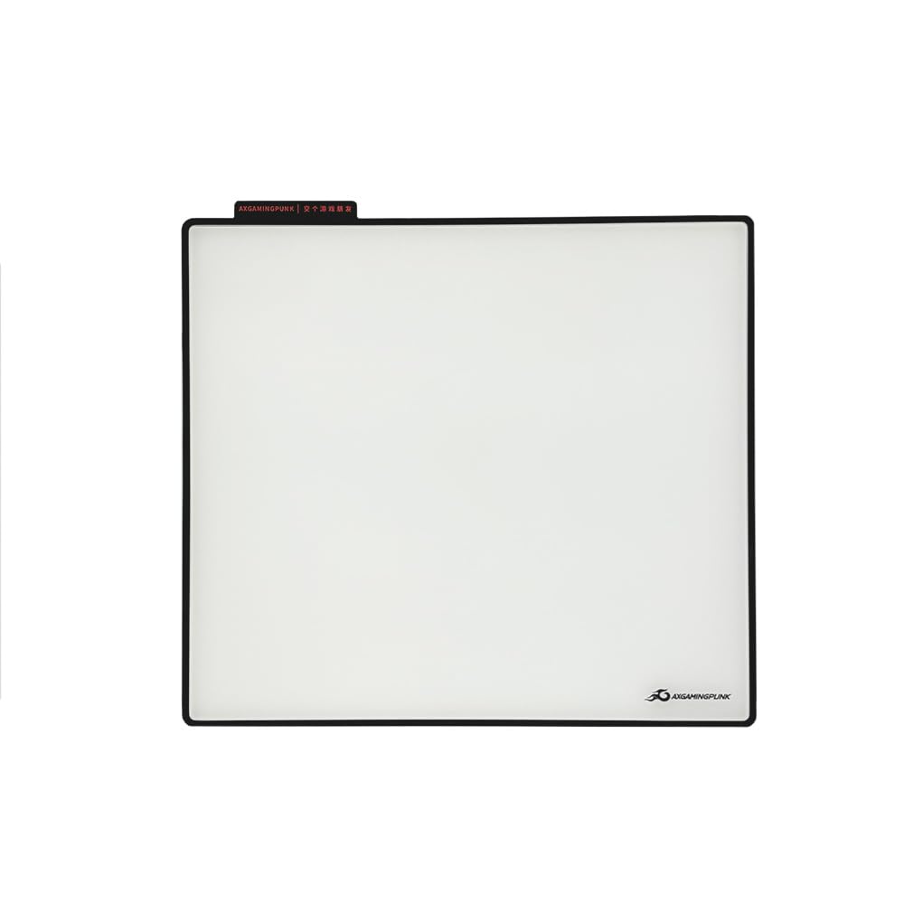 AXGAMINGPUNK KYLIN Glass Mouse Pad Control Type White