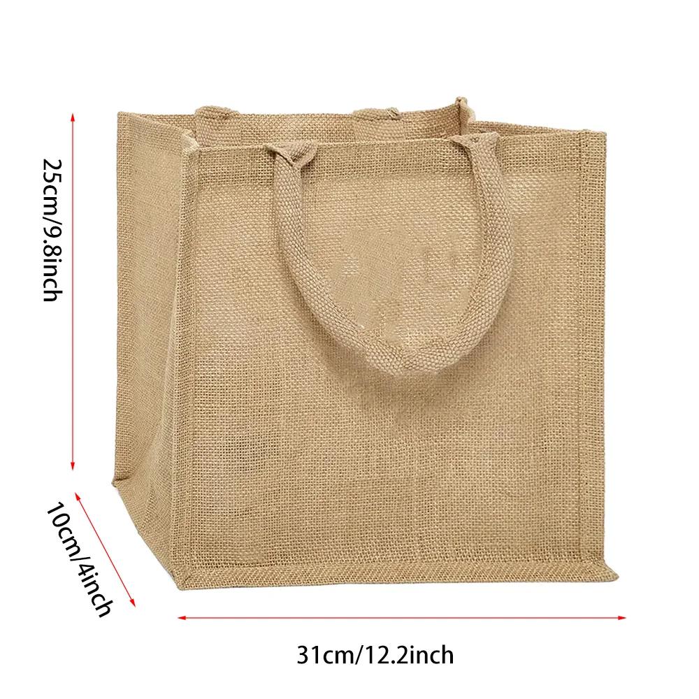 Custom Minimalist Cactus Beach Bag Bridesmaid Burlap Beach Tote Bags Wedding Bachelorette Party Bride To Be Bridal Shower Gift
